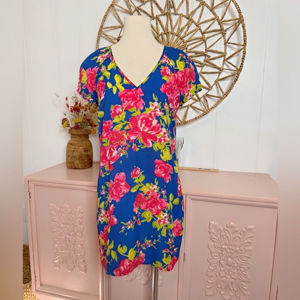 Women’s Mabel Medium Floral V-Neck Dress‎